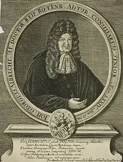 Dr. Johann Georg Albrecht 1629-1703