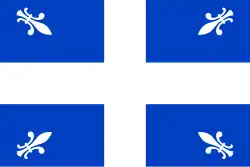 Flag of Quebec in 1948.