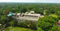 Drone view of the Rajbari