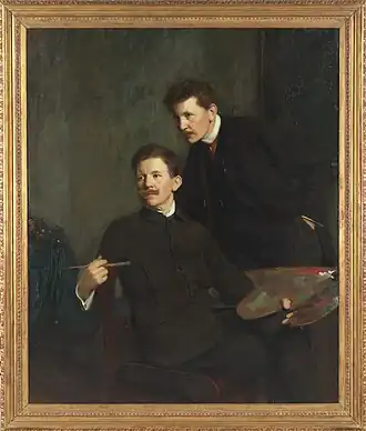 Bernhard and his twin brother Emil, 1904