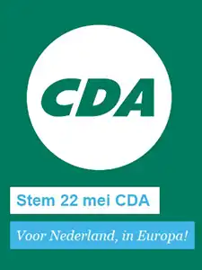 CDA campaign poster "Vote CDA on 22 may. For the Netherlands, in Europe!"