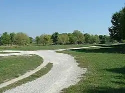 E.P. Sawyer's main lawn