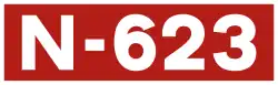 National road N-623 shield}}