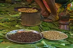 Coffee roasting in Amhara Region