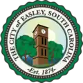 Official seal of Easley