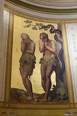 Adam and Eve in the Chapel of Baptism