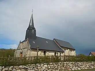 The church in Angerville