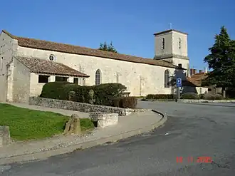 The church in Le Langon