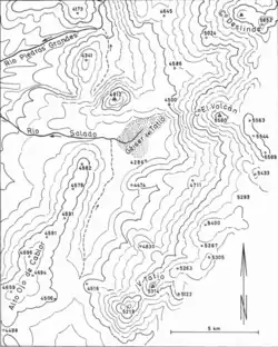 Map of the El Tatio region