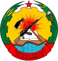 Emblem (1975–1982) Emblem (1982–1990) of Mozambique