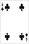 4 of clubs
