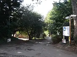 Entrance to Cotuit Hall, part of EF Academy, also on Pullens Lane.