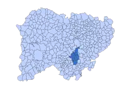 Location in Salamanca