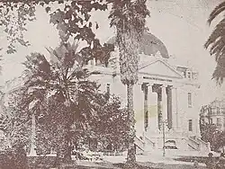 Former Parque Forestal location of the school, circa 1934. Now the location of the Santiago Museum of Contemporary Art.
