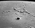 Oblique regional view also from Apollo 16