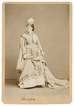 In the title role of Friedrich von Flotow's Martha