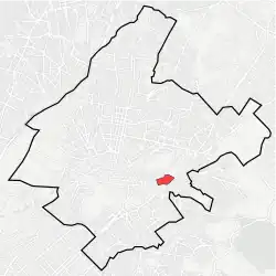 Location within Athens municipality