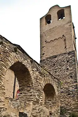 Conjuratory and bell tower.