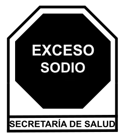 Excess sodium warning seal