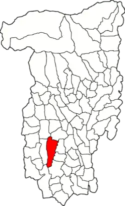 Location in Vâlcea County