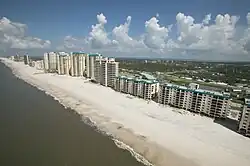 Perdido Key, July 13, 2005. Impact of Hurricane Dennis