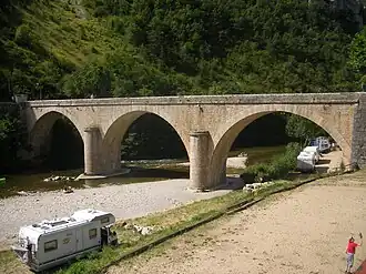 Bridge over the river Tarn in La Malène