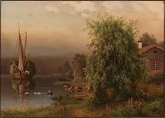 Landscape in Morning Fog, 1864