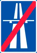 End of motorway (1962–1982)