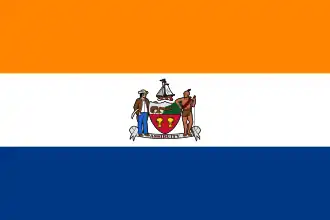 Flag of Albany, New York, USA