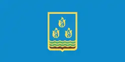 Flag of Baku, Azerbaijan