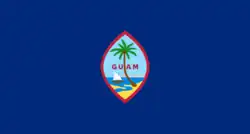 Flag of Guam as recognized by the United States from 1917-1948.