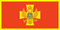 Flag of Montenegrins of Serbia