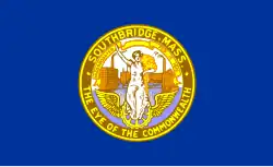Flag of Southbridge, Massachusetts