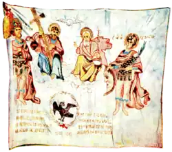 Flag of the Wallachian uprising of 1821[104]