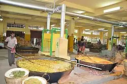 Food preparation in Anandabazar