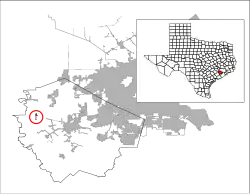 Location of Orchard, Texas