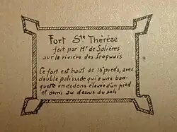 Fort Sainte-Thérèse on Richelieu River