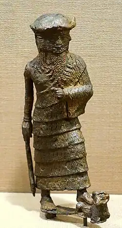 Four-faced god, Ishchali, Isin-Larsa to Old Babylonia periods, 2000–1600 BCE, bronze - Oriental Institute Museum, University of Chicago