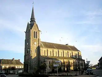 The church in Joué-du-Bois