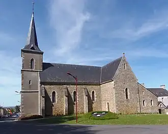 The church of Saint-Symphorien, in Moulins-le-Carbonnel