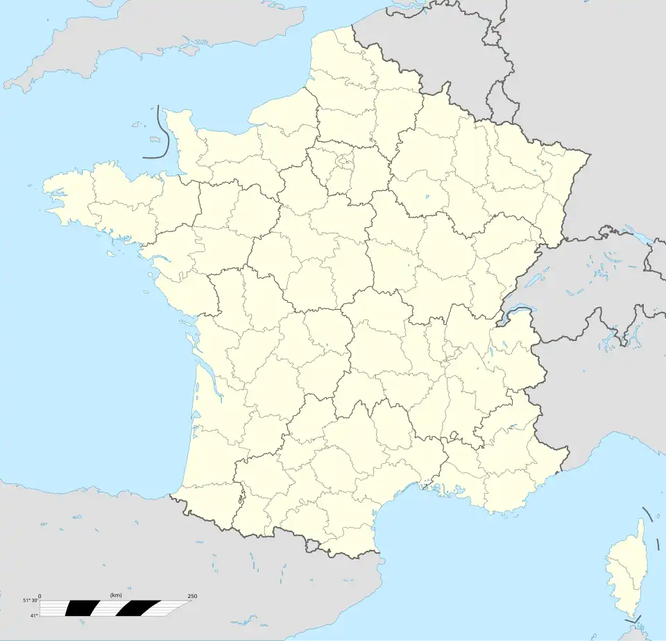 Nuclear power in France is located in France