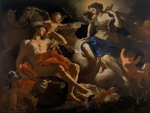Francesco Solimena , Diana and Endymion ,  1705–1710
