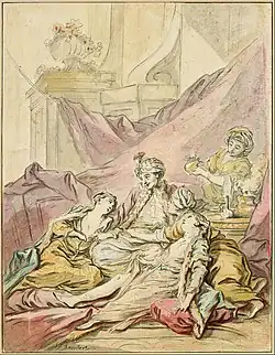 The Pasha in His Harem by Francois Boucher c. 1735–1739