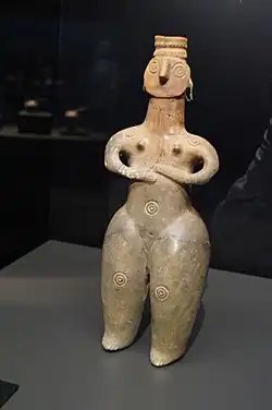 Ancient statuette from Kaluraz, 800-600 b.C.