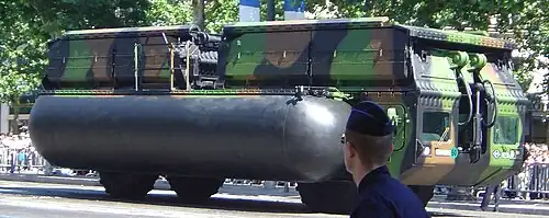 French EFA Amphibious float bridge