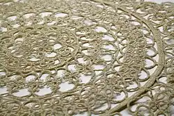 Rotational symmetry in lace: tatting work