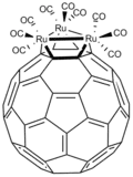 Ru3(CO)9(C60)