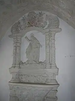 Relief found in the baptistery