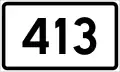 County Road 413 shield
