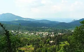 A general view of Gagnières
